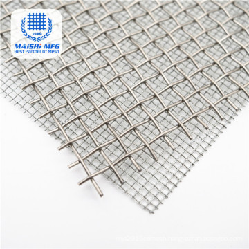 Decorative stainless steel single crimped wire mesh